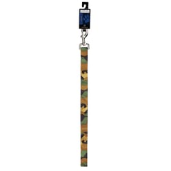 Boss Pet Casual Canine Green Camo Nylon Dog Leash Large