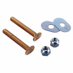 PlumbCraft Toilet Bolt Set Multicolored