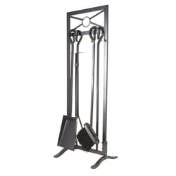 Pleasant Hearth Gray Iron Fireplace Tool Set