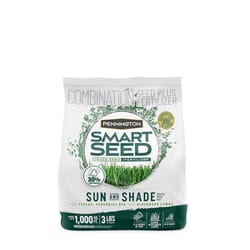 Pennington Smart Seed Mixed Sun or Shade Grass Seed and Fertilizer 3 lb