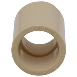 Charlotte Pipe FlowGuard 1/2 in. Socket X 1/2 in. D Socket CPVC Coupling 1 pk