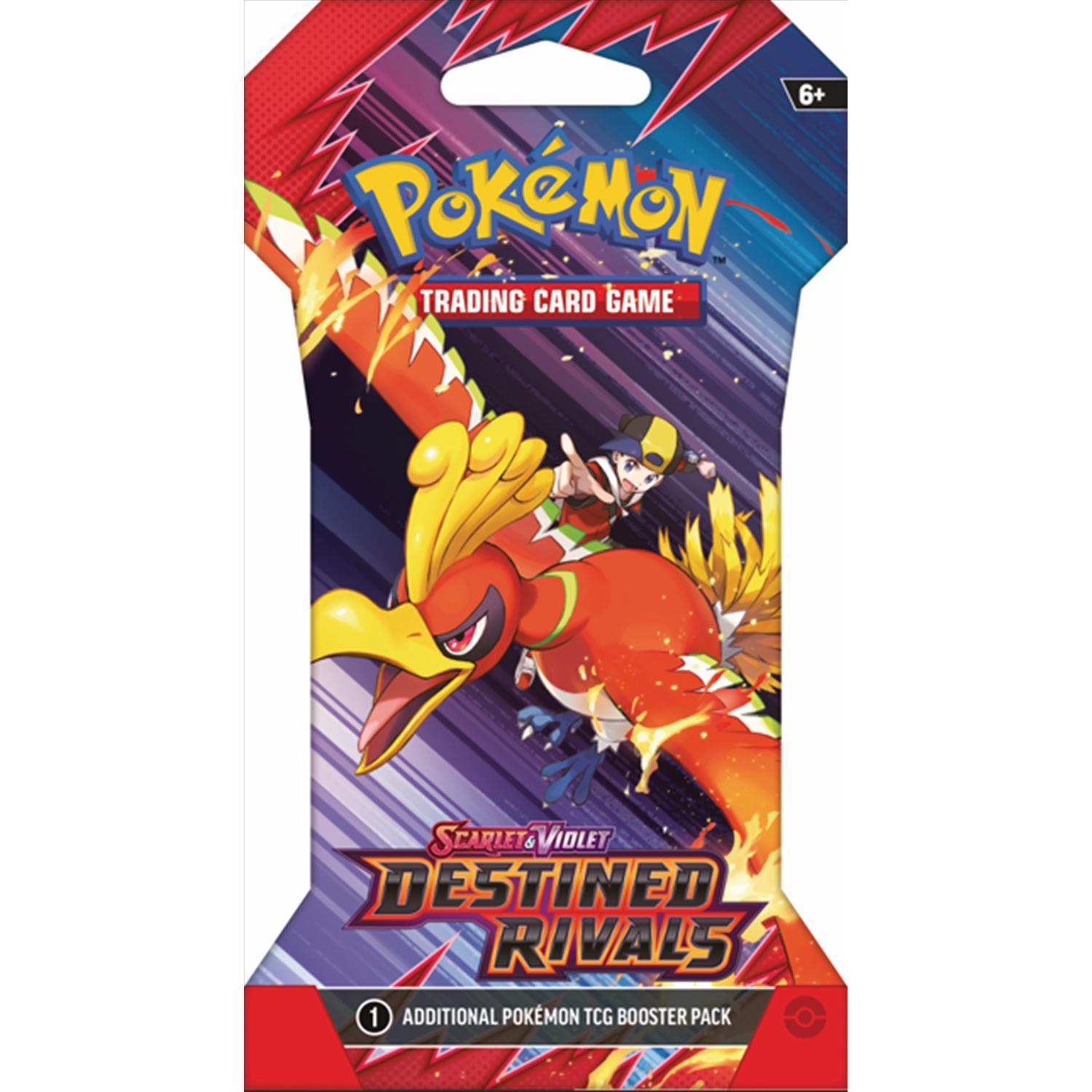 Pokemon Scarlet & Violet-Destined Rivals Sleeved Booster Trading Cards Multicolored