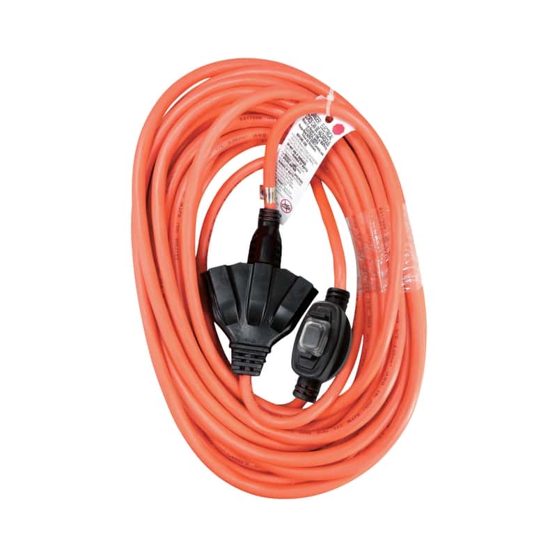 Ace Outdoor 50 ft. L Orange Extension Cord 14/3 SJTW Ace Hardware