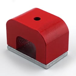 Magnet Source 1.8 in. L X 1.2 in. W Red Horseshoe Magnet 30 lb. pull 1 pc