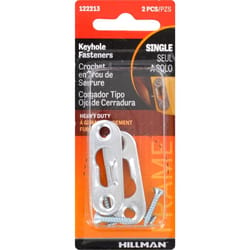 HILLMAN Steel-Plated Keyhole Picture Hanger 20 lb 2 pk