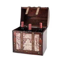 TWINE Antique Wood Wine Box