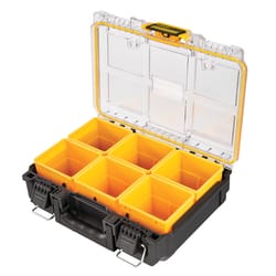 DeWalt ToughSystem 2.0 10.47 in. W X 5.2 in. H Deep Compact Interlocking Organizer Polypropylene 6 c