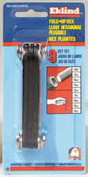 Eklind .050 to 3/16 in. SAE Fold-Up Hex Key Set 9 pc