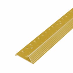 M-D BUILDING PRODUCTS 0.5 in. H X 1.375 in. W X 36 in. L Satin Brass Aluminum Carpet Gripper
