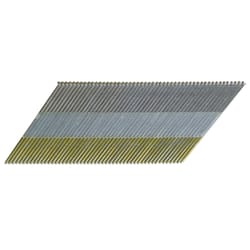 Metabo HPT 2-1/2 in. L X 15 Ga. Angled Strip Electro Galvanized Finish Nails 1000 pk