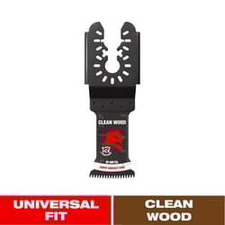 Diablo 1-1/4 in. X 1-1/4 in. W Bi-Metal Oscillating Blade Clean Wood 1 pk