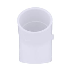 Charlotte Pipe Schedule 40 2-1/2 in. Slip X 2-1/2 in. D Slip PVC Elbow 1 pk