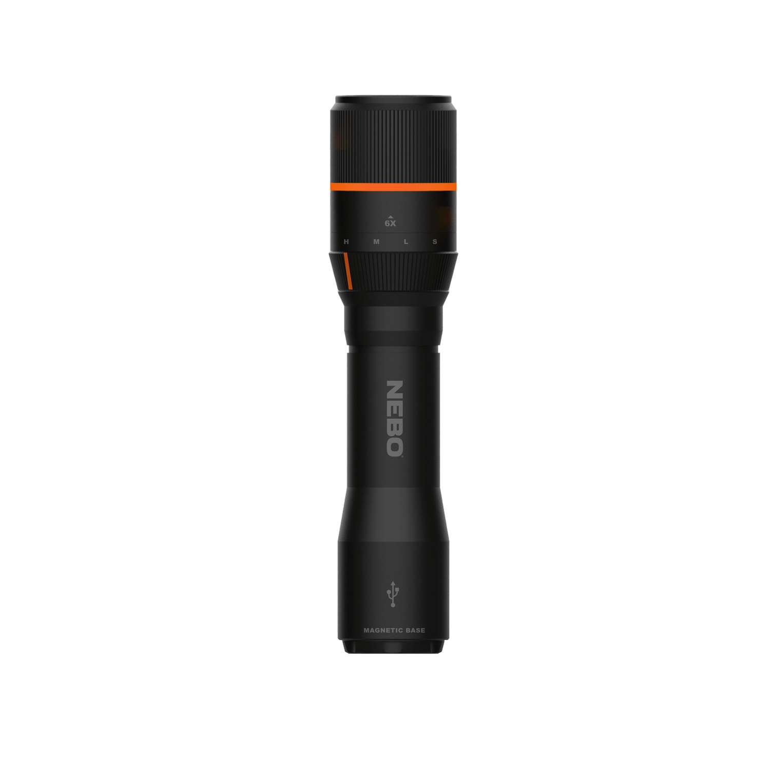 Nebo Davinci 1500 lumens Black LED Rechargeable Flashlight 18650