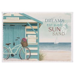 P Graham Dunn 5 in. H X 7 in. L Multicolored Canvas/Metal/Wood Canvas