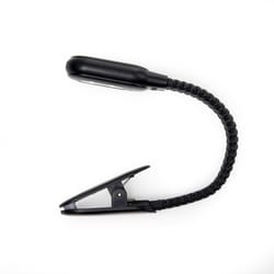 Kikkerland Design 7 in. Black Mini Clip-On Lamp