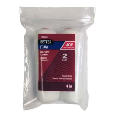 Ace Better Foam 4 In W Mini Paint Roller Cover 2 Pk Ace Hardware