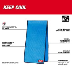 Milwaukee Cooling Towel Blue