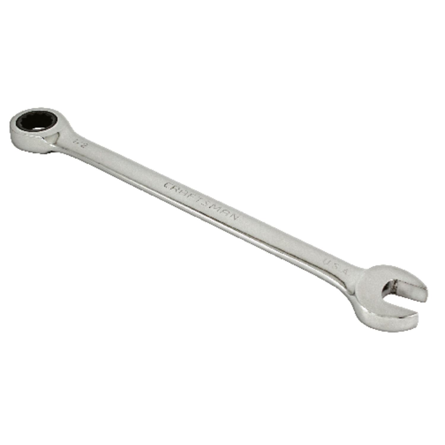 Craftsman 7/16 in. 12 Point SAE Ratcheting Wrench, 7.4 in. L