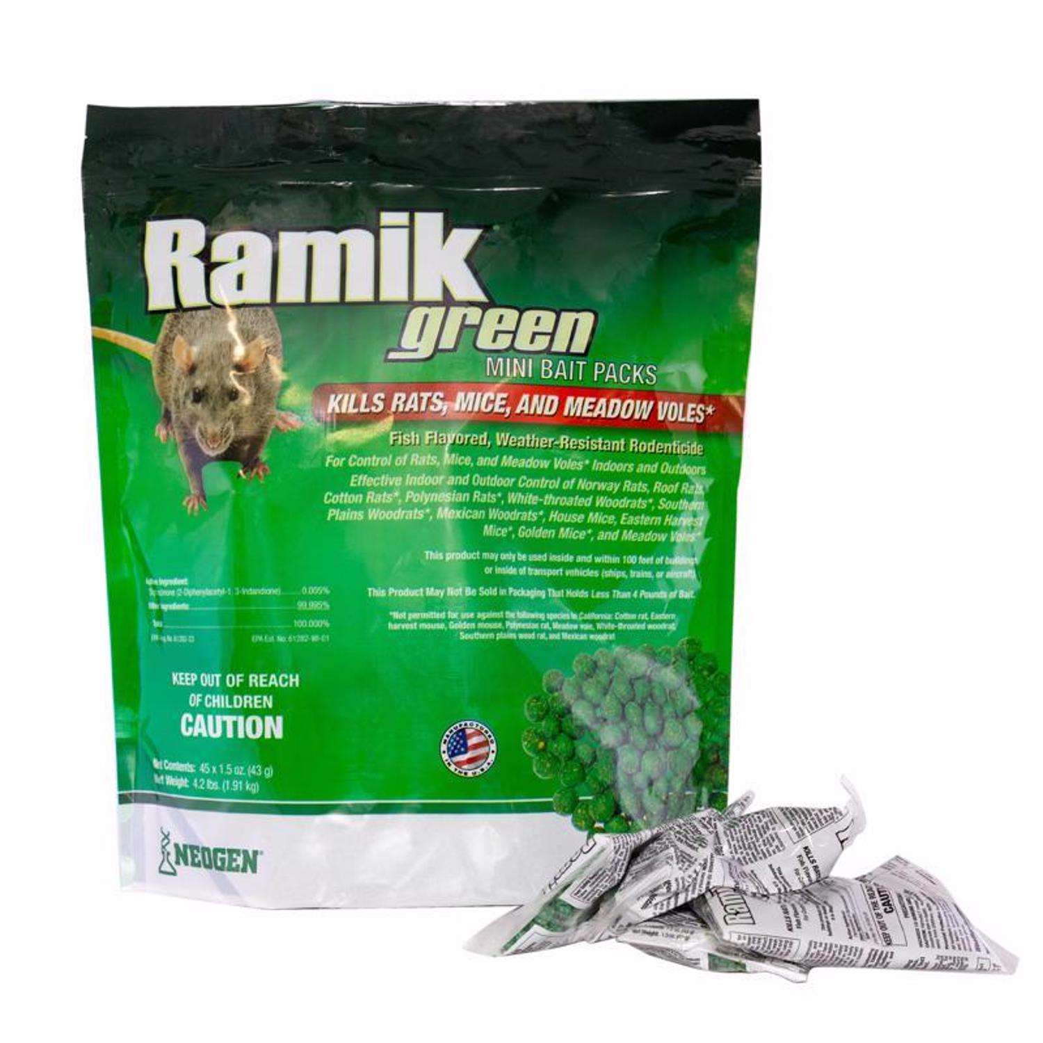 Ramik Fish-Flavored Bait Nuggets For Mice and Rats 1 pk