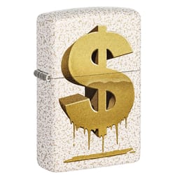 Zippo White Drippy Dollar Lighter 1 pk