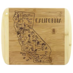 Totally Bamboo A Slice of Life 11 in. L X 8.75 in. W X 0.5 in. Bamboo Cutting Board