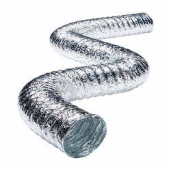 Deflect-O 4 in. W X 300 in. L Metallic White Aluminum Dryer Vent