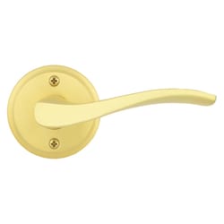 Kwikset Sedona Transitional Satin Brass Half-Dummy Lever Right Handed