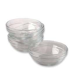 Gemco Clear Glass Prep Bowl Set 4 oz