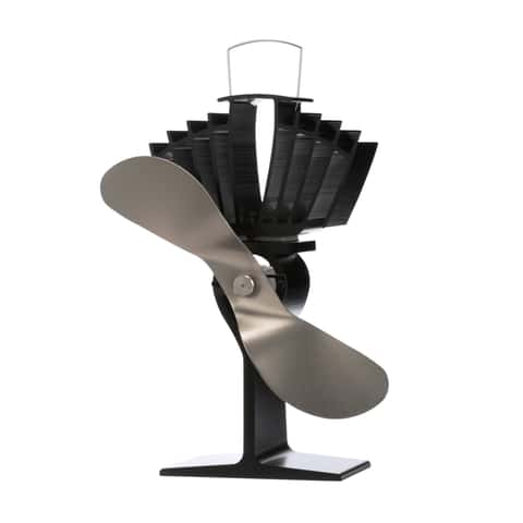 Dropship Heat Powered Stove Fan Aluminum Silent Eco Fan For Wood