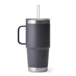 YETI Rambler 25 oz Charcoal BPA Free Straw Mug