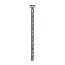 HILLMAN 3/8 in. X 6 in. L Zinc-Plated Steel Carriage Bolt 50 pk