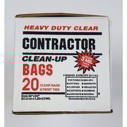 Primrose Plastics 42 gal Contractor Bags Twist Tie 20 pk