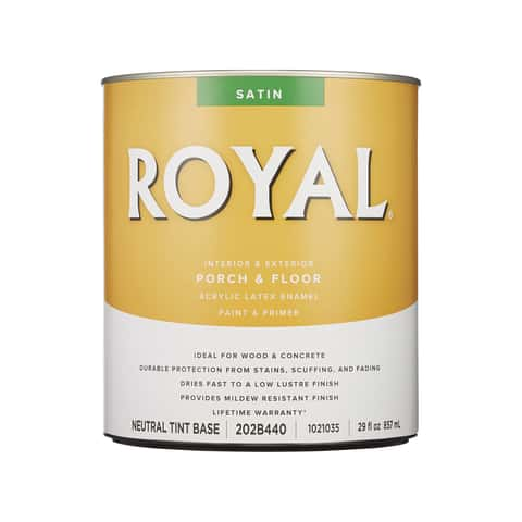 Royal Satin Neutral Base Porch & Floor Paint 1 qt - Ace Hardware