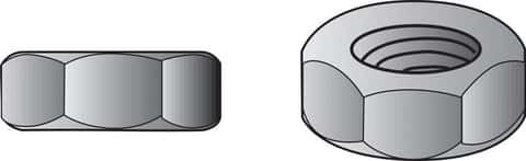 Hillman 1/2 in. Zinc-Plated Steel USS Hex Nut 267 pk Hillman 1/2 in. Zinc-Plated Steel USS Hex Nut 267 pk