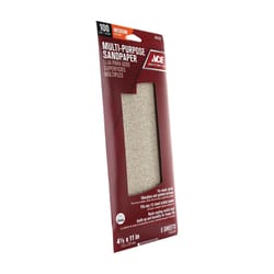 Ace 11 in. L X 4-1/2 in. W 100 Grit Aluminum Oxide Sandpaper 5 pk