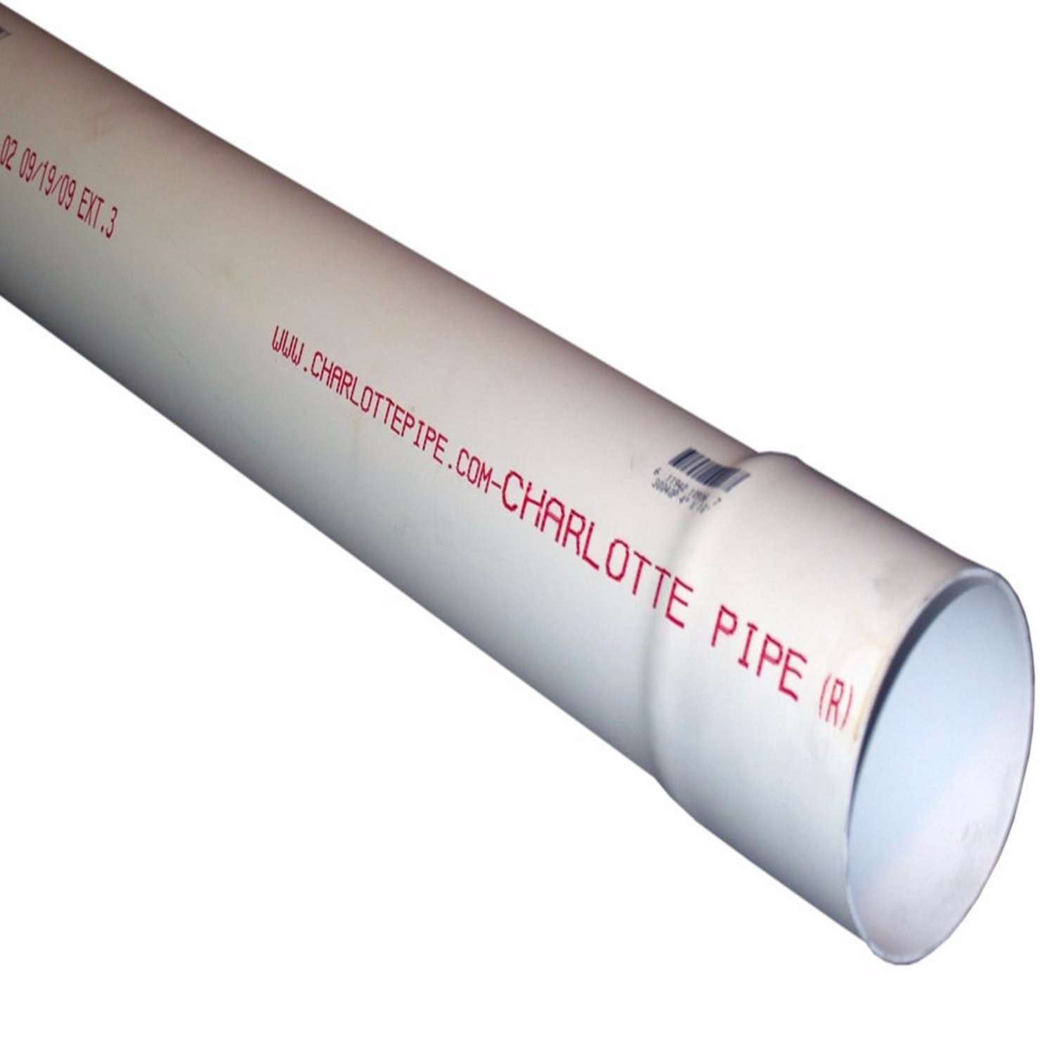 Charlotte Pipe PVC Sewer Main 4 in. Dia. x 10 ft. L Bell 0 psi Ace