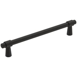 Amerock Destine Contemporary Rectangle Cabinet Pull 6-5/16 in. Matte Black 1 pk