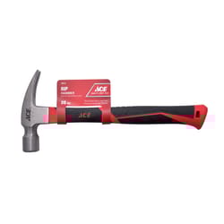 Ace 20 oz Smooth Face Rip Hammer Fiberglass Handle