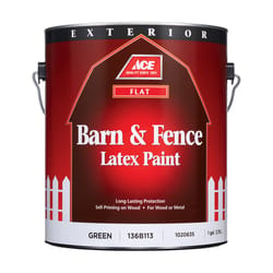 Ace Flat Green Barn and Fence Paint Exterior 1 gal