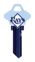 HILLMAN MLB Tampa Bay Rays House/Office Key Blank 68 SC1 Single For Schlage Locks