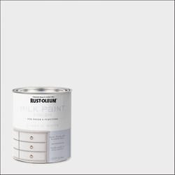Rust-Oleum Matte Classic White Water-Based Acrylic Milk Paint 1 qt