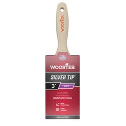 Wooster Silver Tip 3 in. Soft Flat Paint Brush