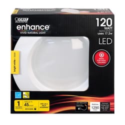 Feit Enhance Bright White 5-6 in. W LED Dimmable Recessed Downlight 17.2 W