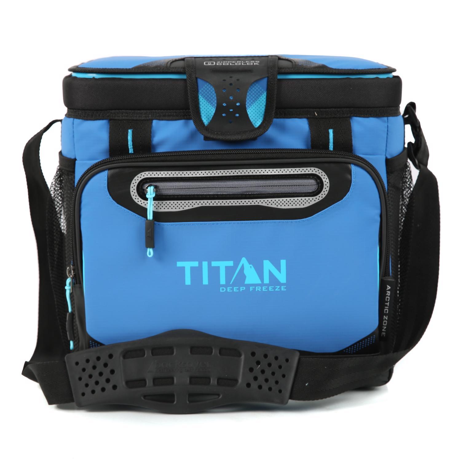 Titan Zipperless HardBody Blue 16 cans Soft Sided Cooler Sansujyuku sansujyuku.com