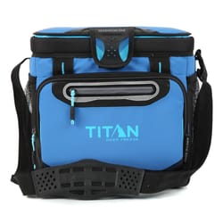 Titan Zipperless HardBody Blue 16 cans Soft Sided Cooler
