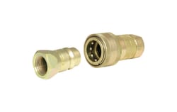 Apache Steel 3/8 in. D X 3/8 in. D Hydraulic Coupler 1