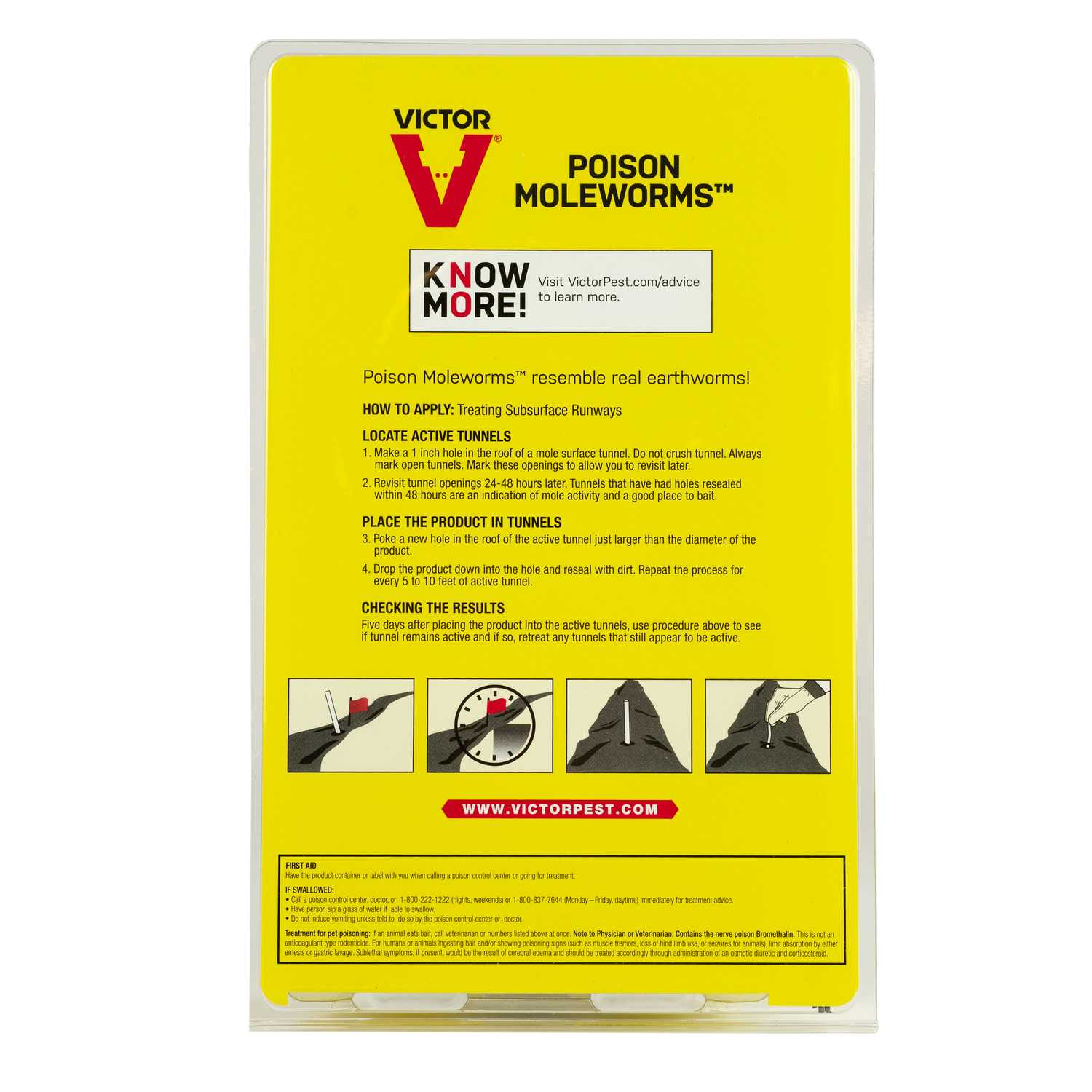 Victor Bait Worms For Gophers and Moles 10 pk Ace Hardware