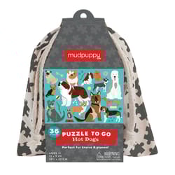 Mudpuppy Puzzle To Go Multicolored 36 pc