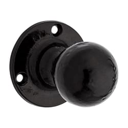 National Hardware 2.87 L Matte Black Steel Knob Pull