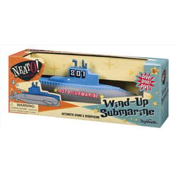 Toysmith Neato Bath Wind Up Submarine Blue/Silver